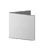 Faltblatt Quadrat 105 x 105 mm 4-seiter 4/4 farbig + Sonderfarbe Silber