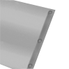 Hochwertige PVC-Plane, 4/0-farbig bedruckt, Umsäumt + Ösen im Abstand von 50 cm links und rechts