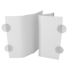 Selfmailer, gefalzt auf DIN lang (21,0 x 10,0 cm), 12-seiter