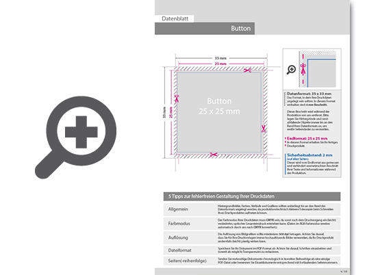 Product Bild hochwertiger_ansteckbutton_2_5_x_2_5_cm__4_0_farbig_einseitig_bedruckt