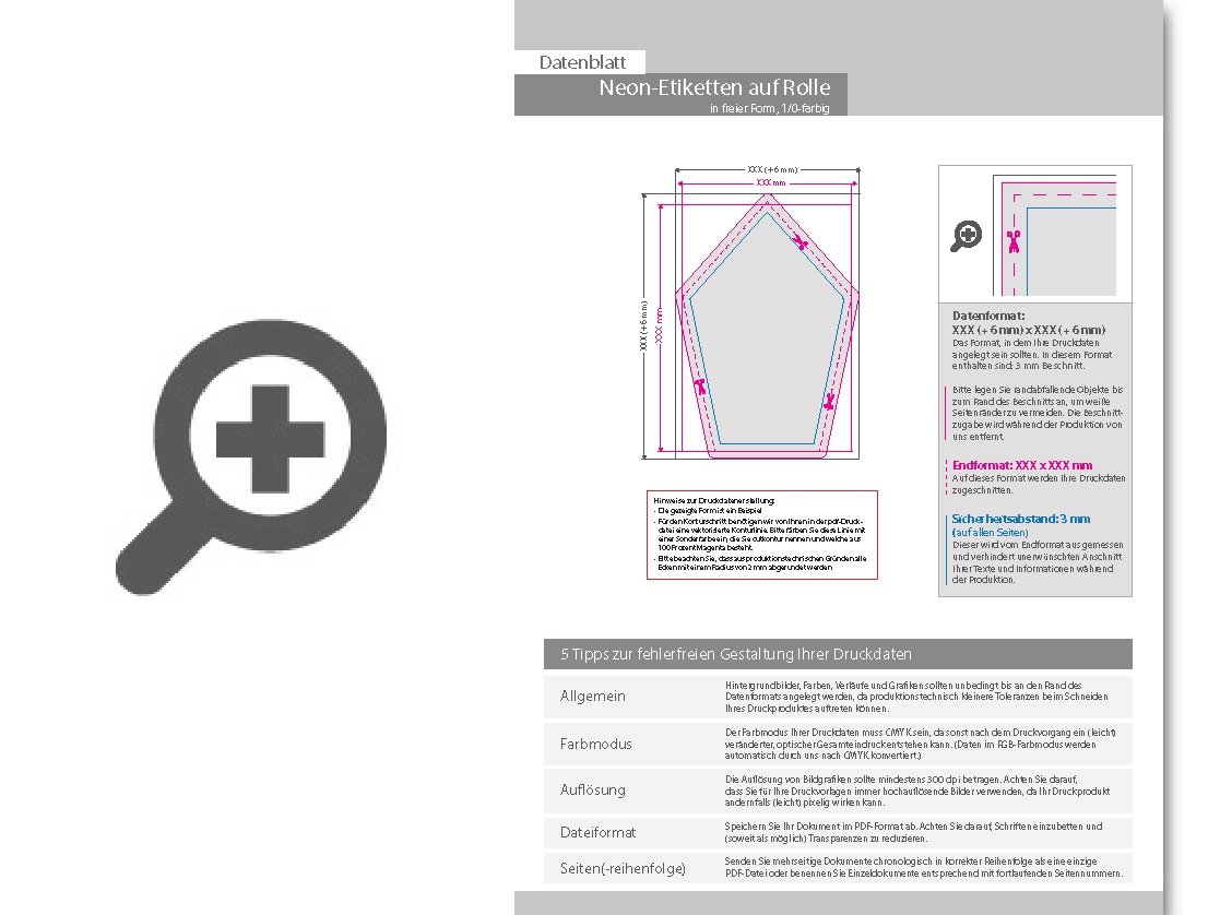 Product Bild hochwertige_neon-etiketten_auf_rolle_in_frei-form_(eine_stanzform_m__glich)