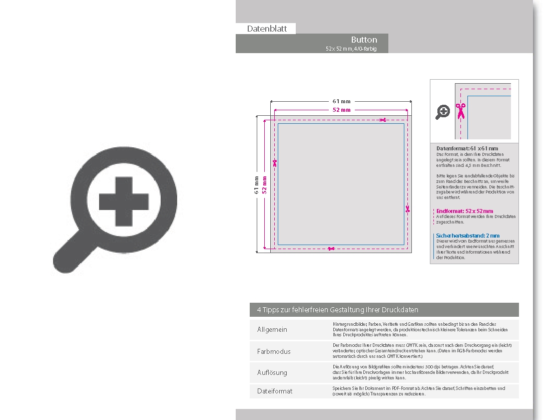 Product Bild hochwertiger_ansteckbutton_5_2_x_5_2_cm__4_0_farbig_einseitig_bedruckt