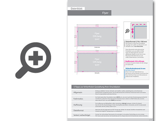 Product Bild multiloft-flyer_din_lang_quer_(21_0_cm_x_9_9_cm)__4_4_farbig_(beidseitiger_druck)