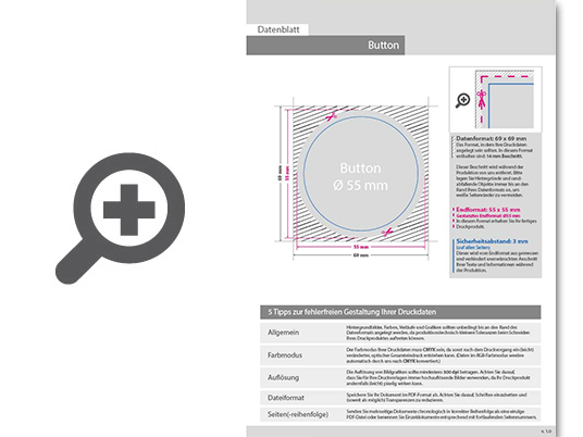 Product Bild hochwertiger_ansteckbutton_Ø_55_mm__4_0_farbig_einseitig_bedruckt